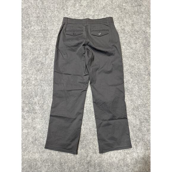 Lee Sinfully Soft Women's Bootcut Chino Pants 10S Short Gray Pants - Picture 6 of 9